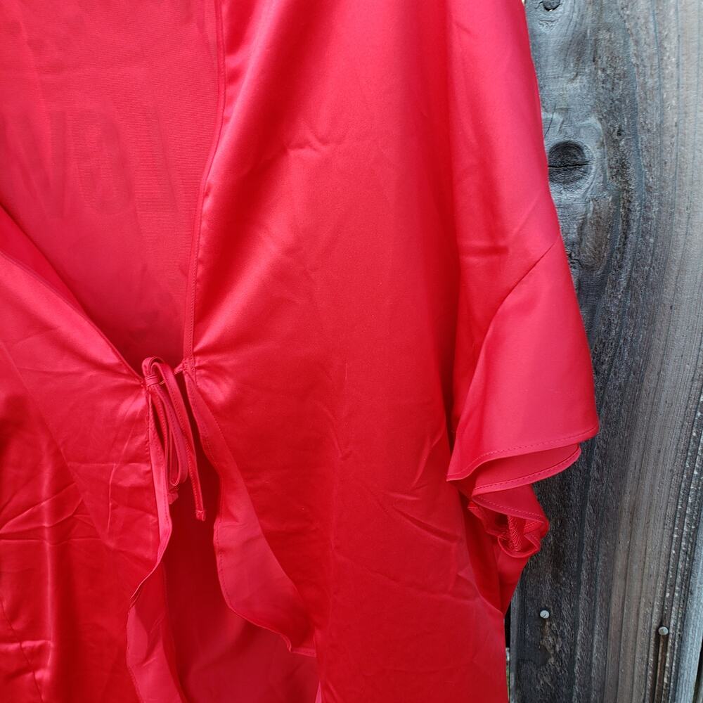 Victoria Secret Love Ruffles Satin Robe - Picture 4 of 6